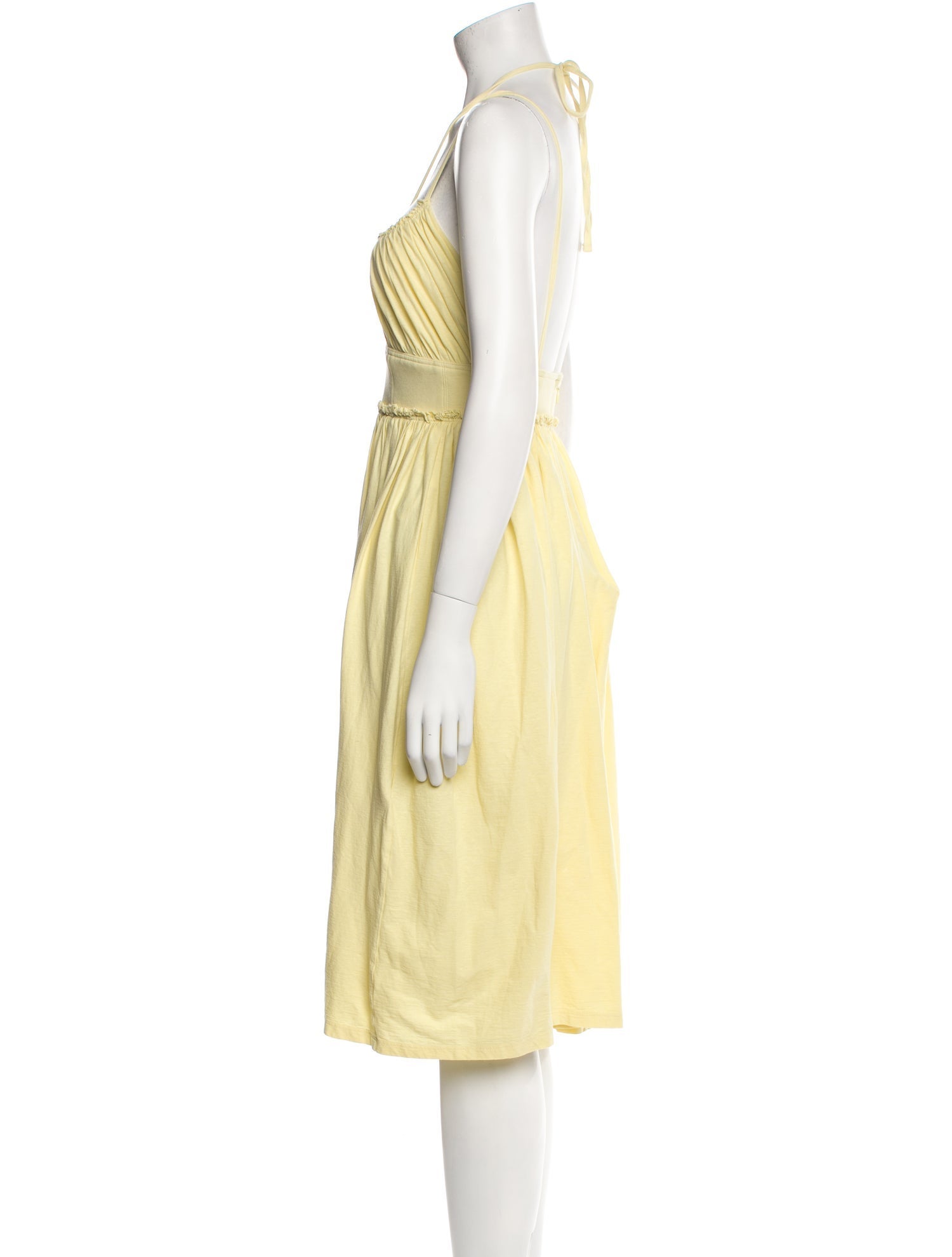 Ulla Johnson Square Neckline Knee-Length Dress
