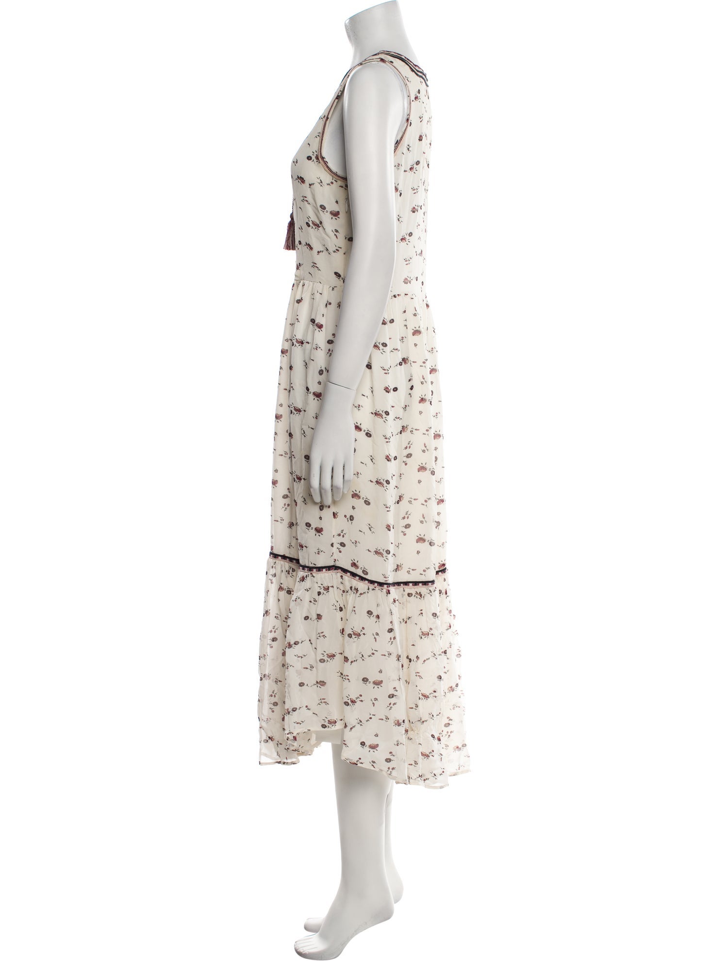 Ulla Johnson Silk Midi Length Dress