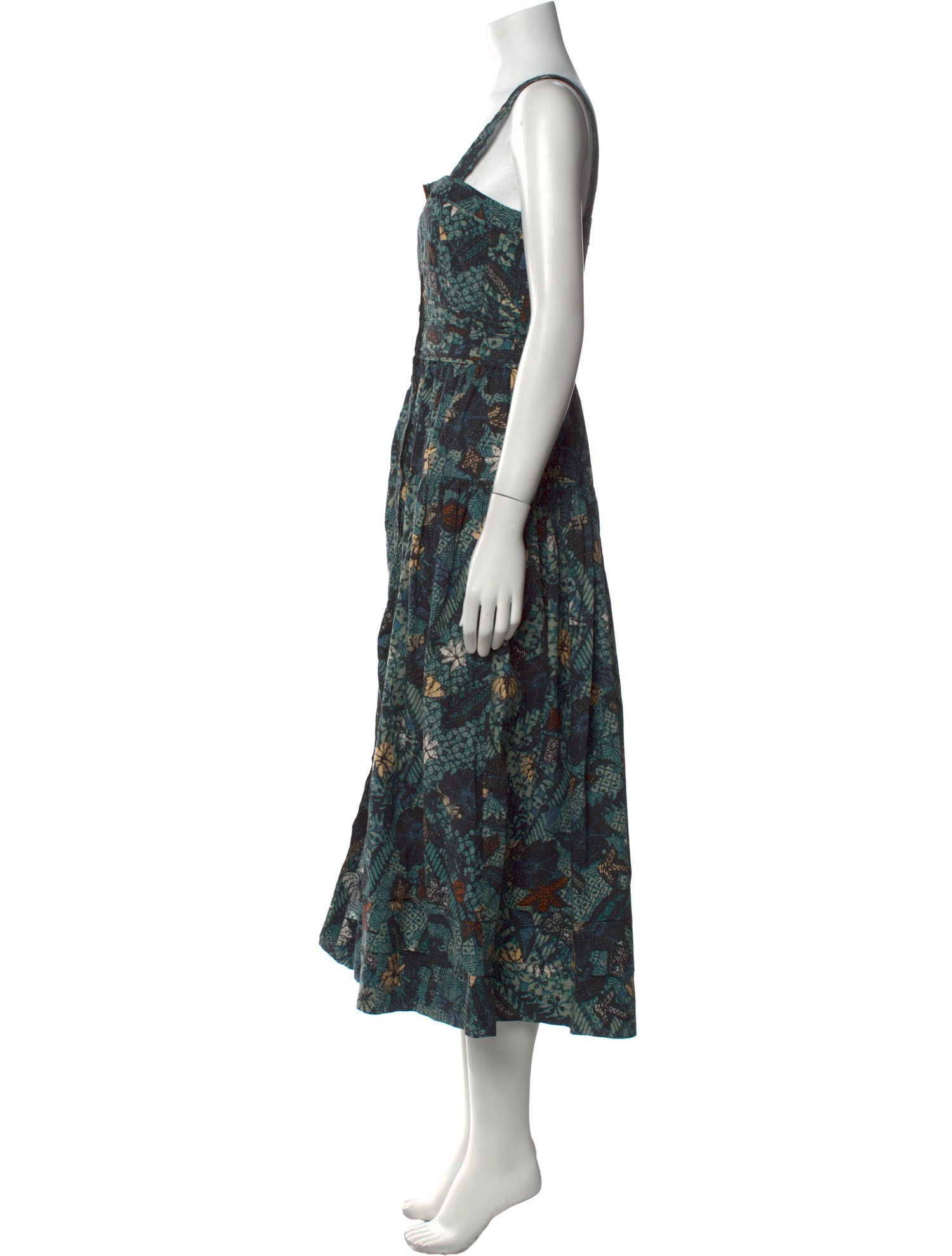 Ulla Johnson Floral Print Long Dress