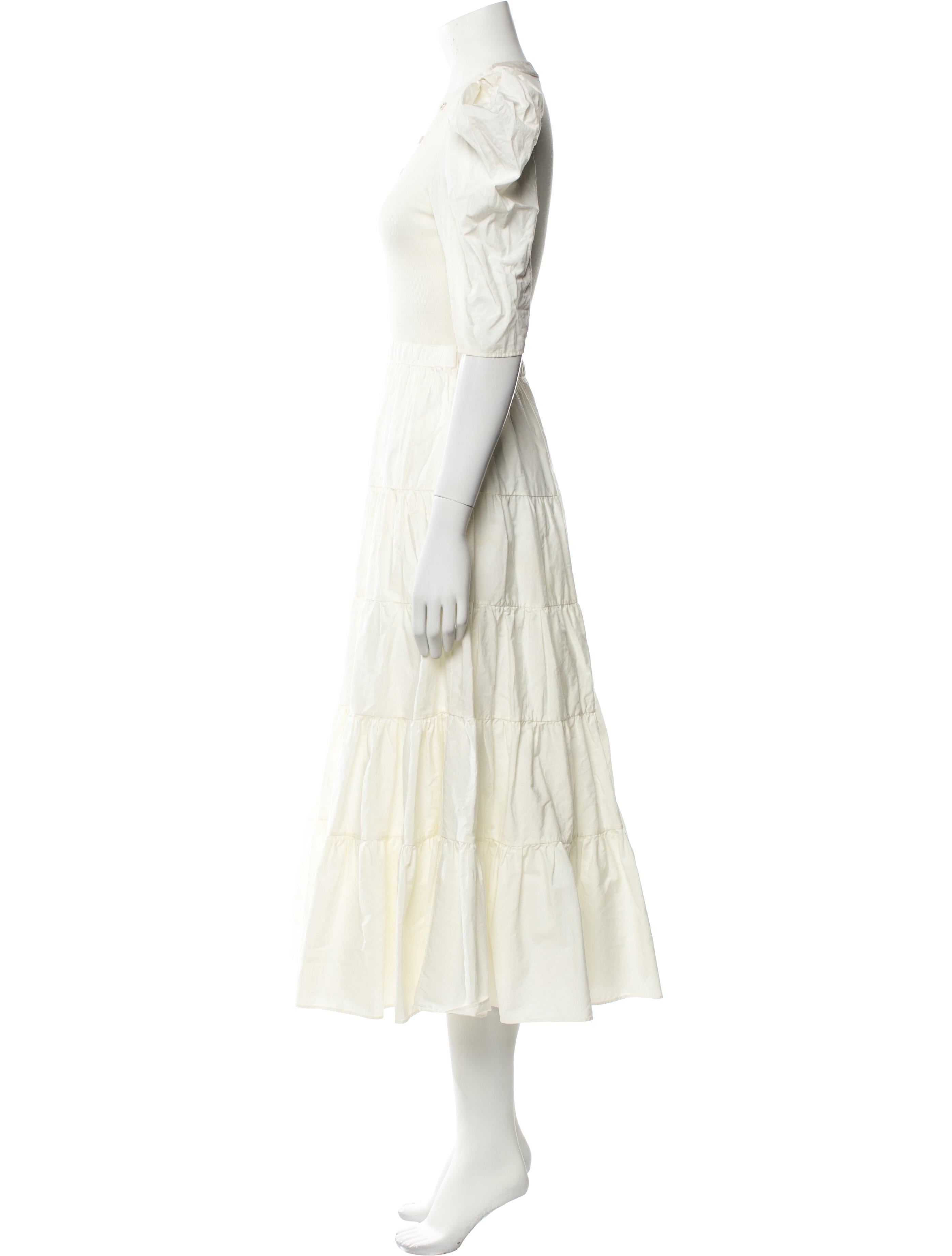 Ulla Johnson V-Neck Long Dress