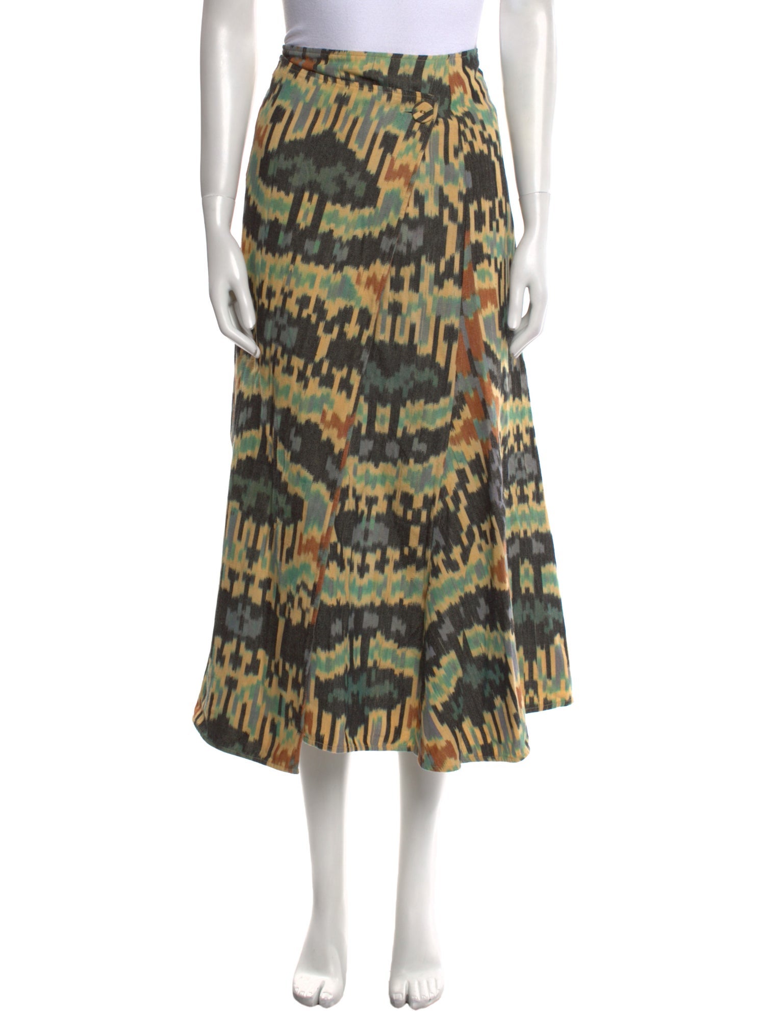 Ulla Johnson Printed Midi Length Skirt w/ Tags
