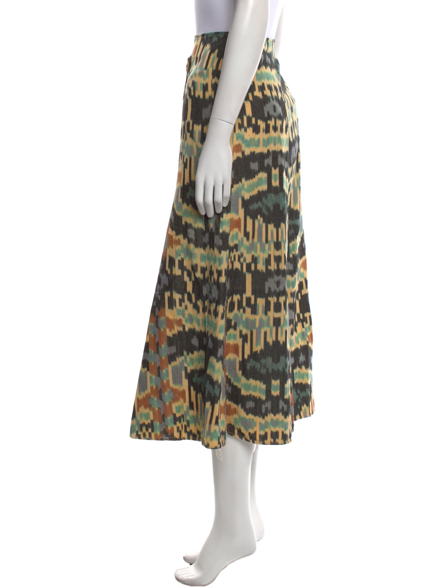 Ulla Johnson Printed Midi Length Skirt w/ Tags