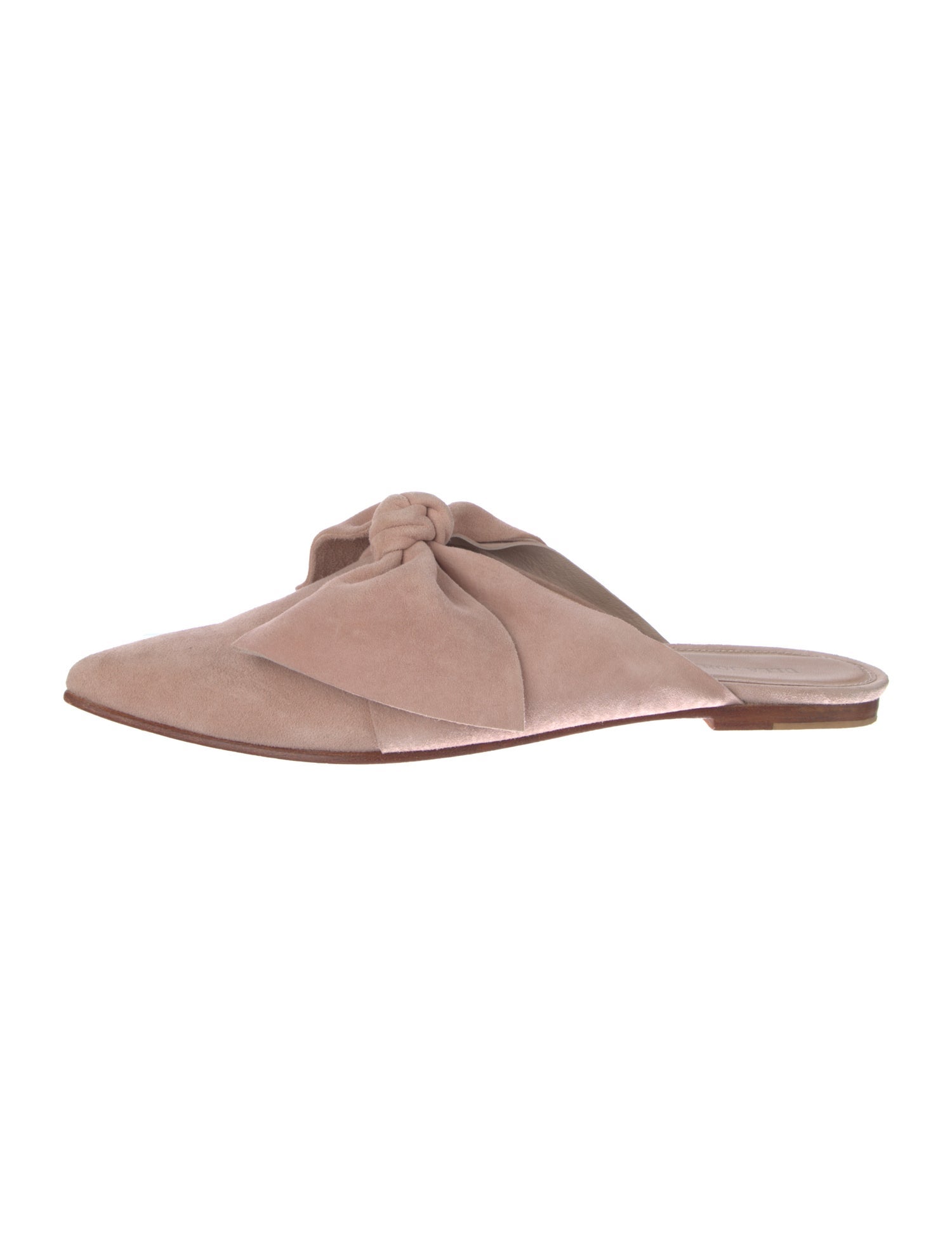 Ulla Johnson Suede Bow Accents Mules