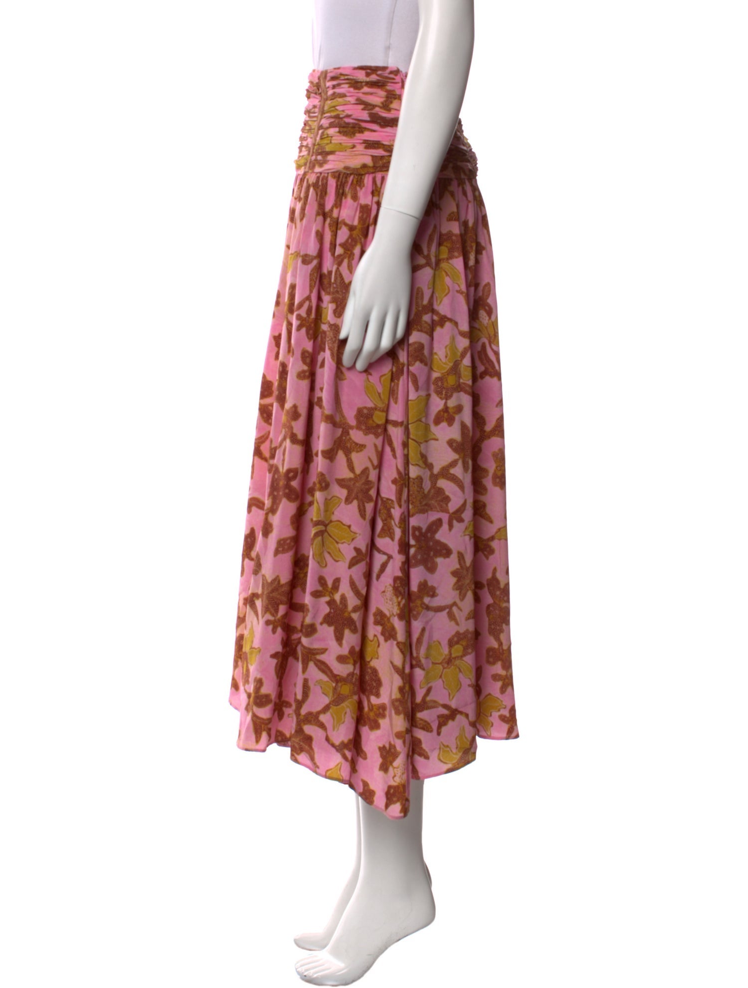 Ulla Johnson Printed Midi Length Skirt