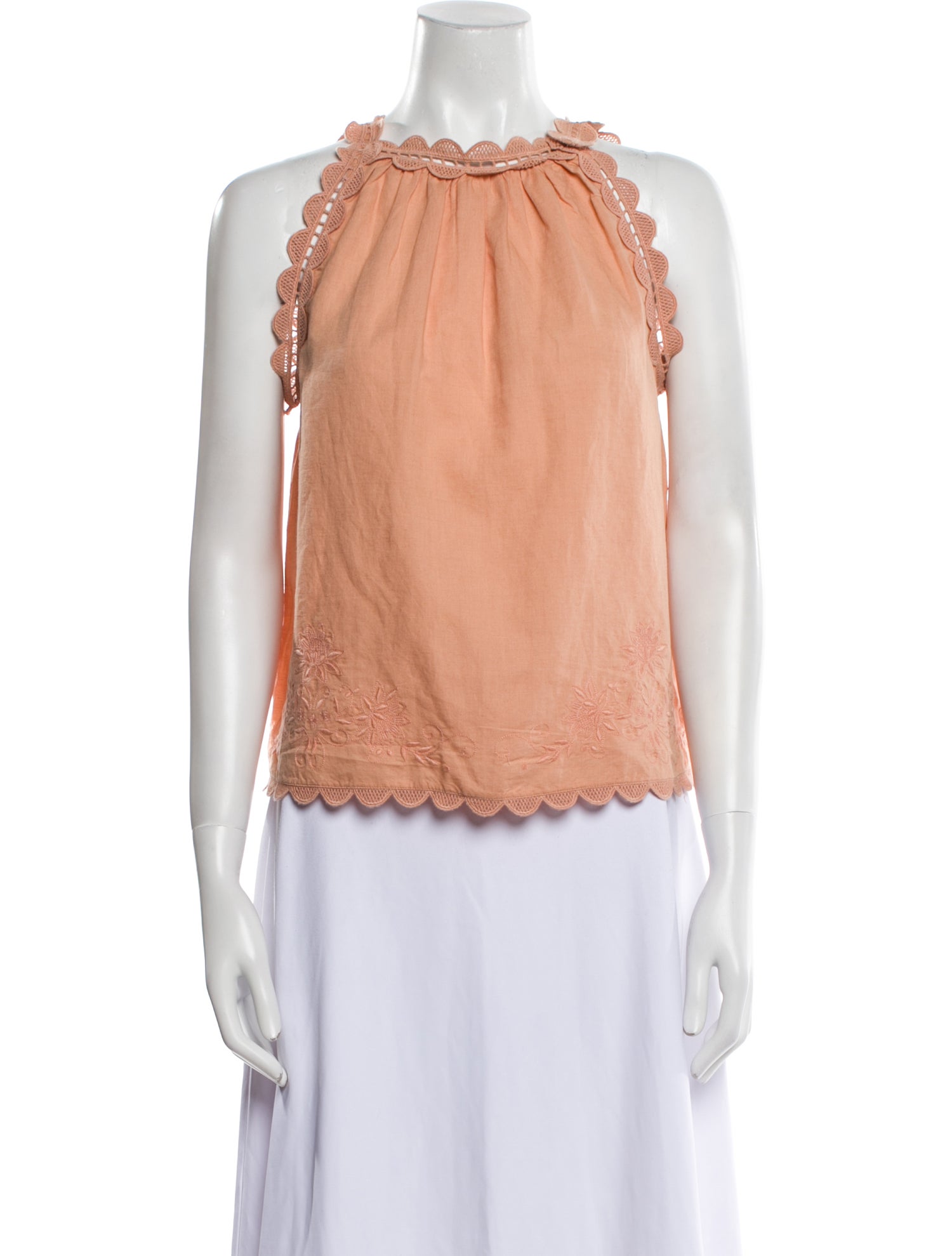 Ulla Johnson Linen Crew Neck Blouse w/ Tags