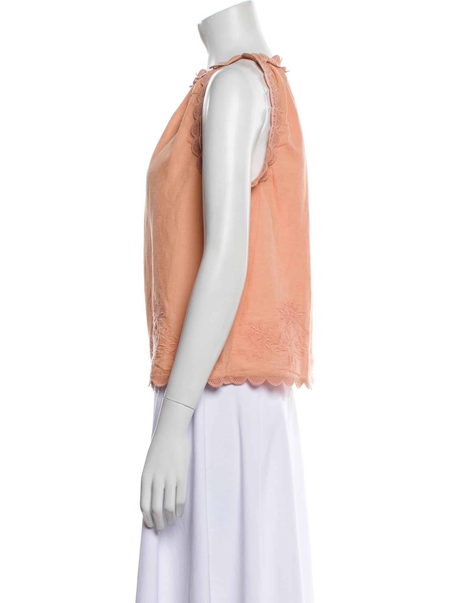 Ulla Johnson Linen Crew Neck Blouse w/ Tags