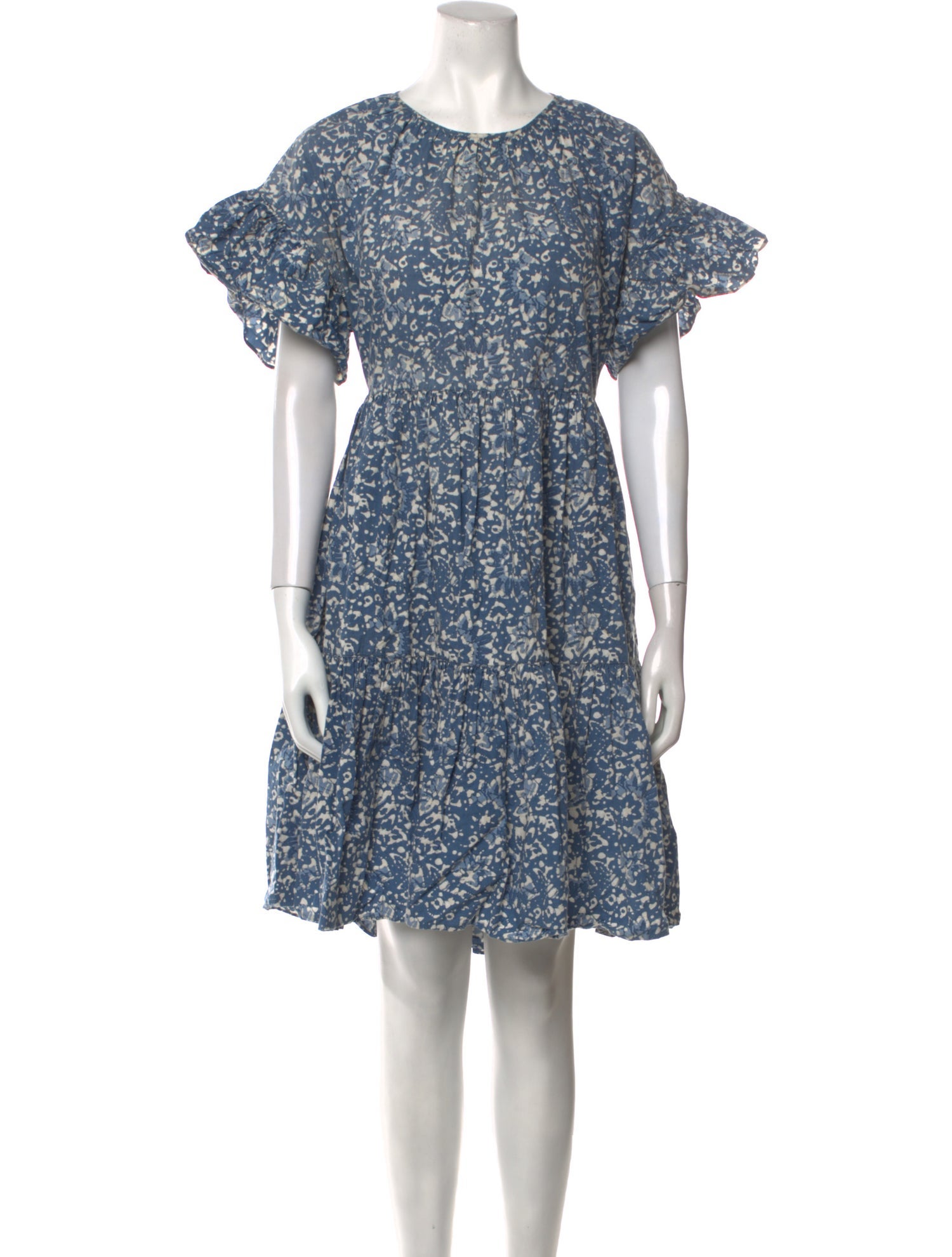 Ulla Johnson Floral Print Midi Length Dress