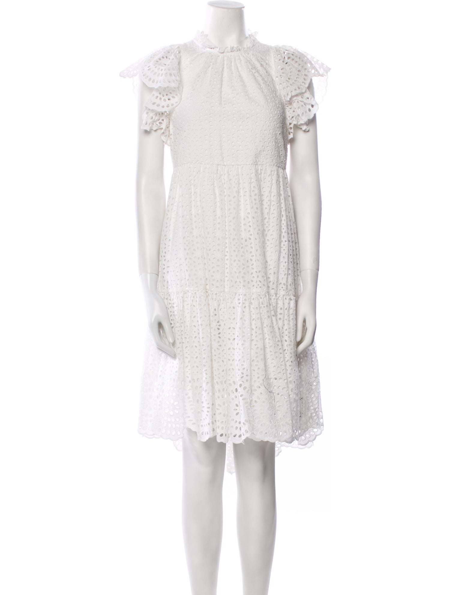 Ulla Johnson Lace Pattern Knee-Length Dress