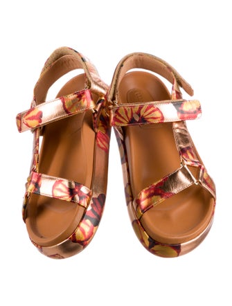 Ulla Johnson Leather Printed Sandals