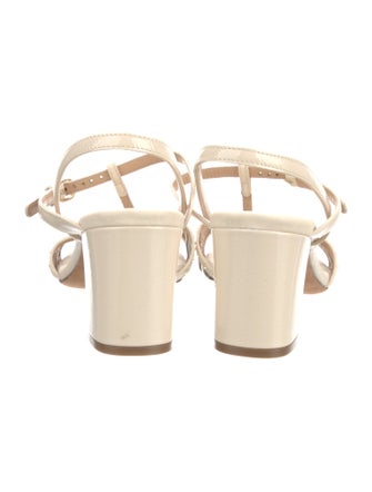 Ulla Johnson Leather Studded Accents T-Strap Sandals