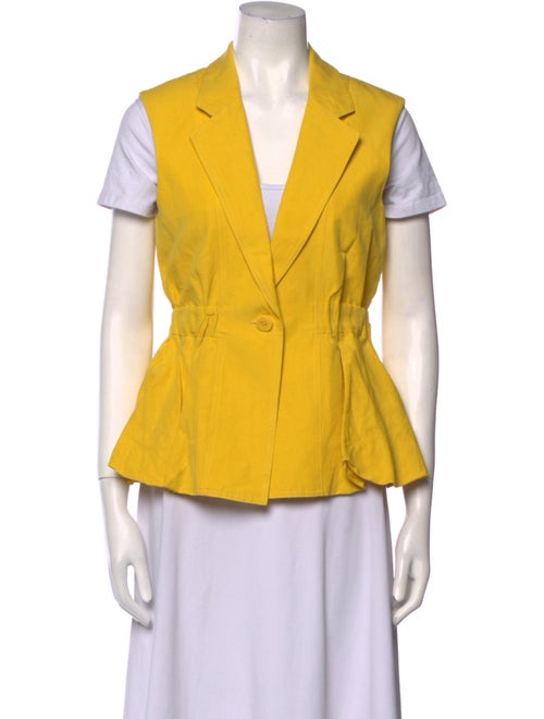 Ulla Johnson V-Neck Short Sleeve Button-Up Top