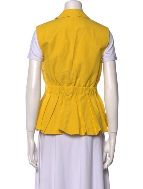 Ulla Johnson V-Neck Short Sleeve Button-Up Top