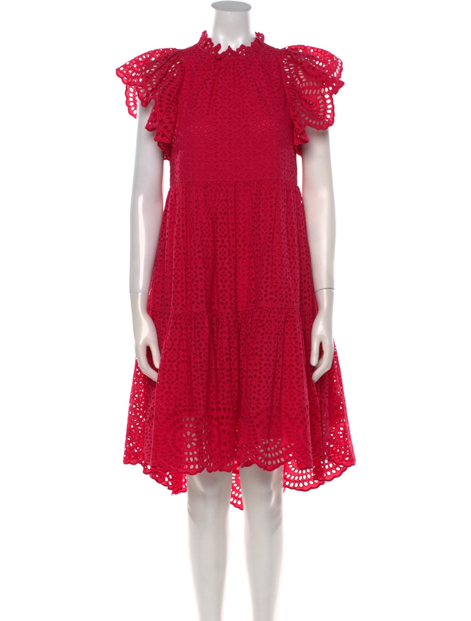 Ulla Johnson Lace Pattern Knee-Length Dress