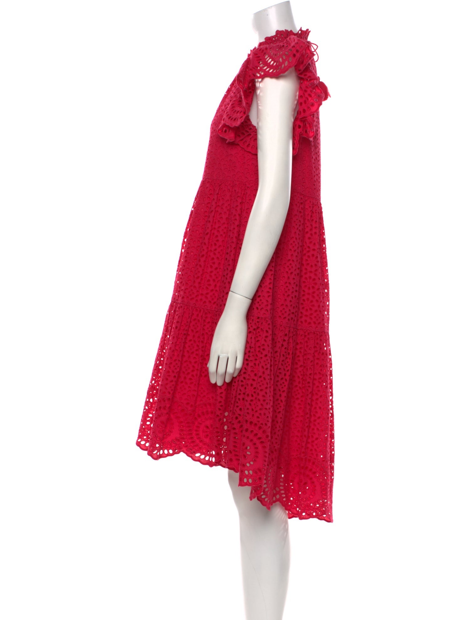 Ulla Johnson Lace Pattern Knee-Length Dress