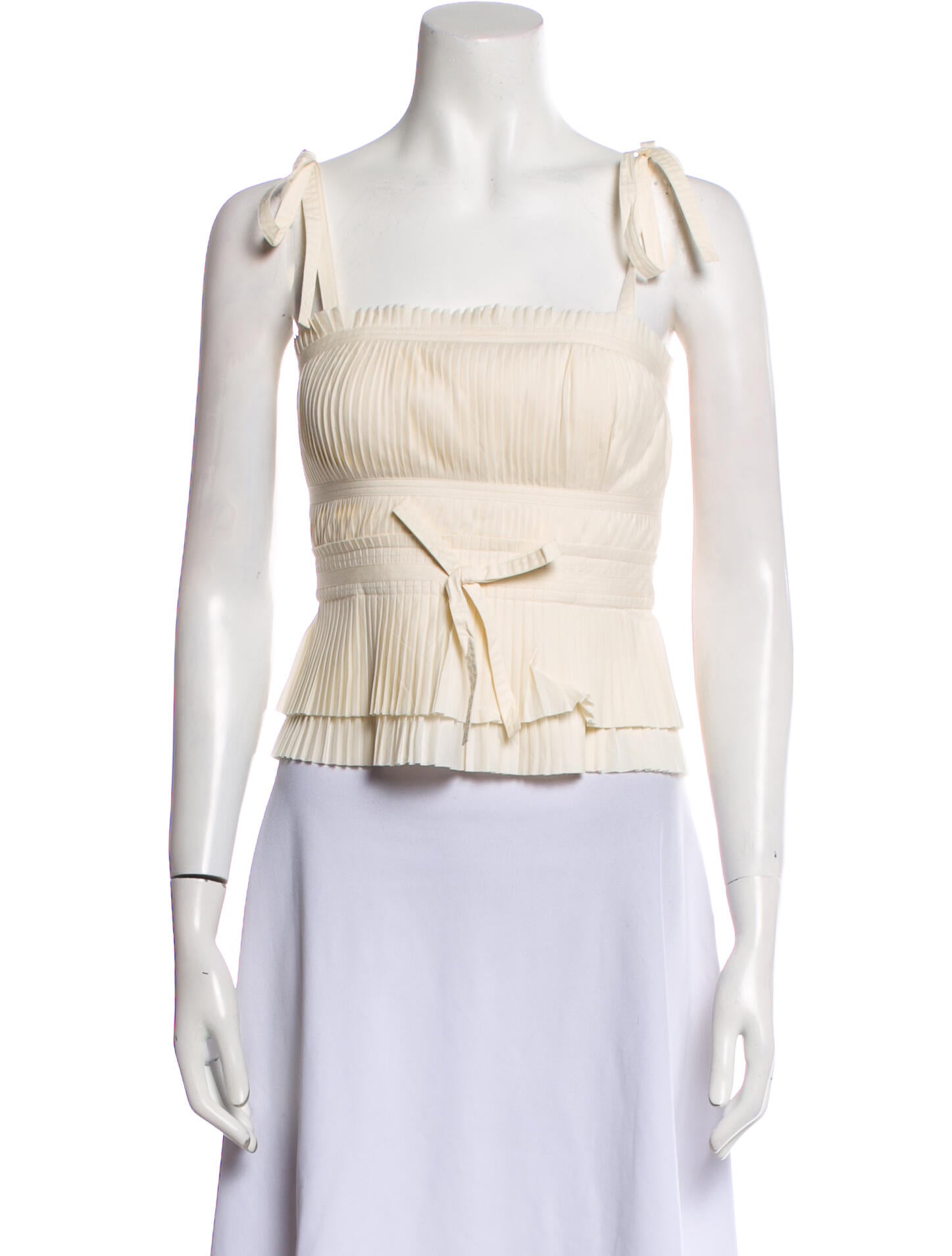 Ulla Johnson Square Neckline Sleeveless Crop Top w/ Tags
