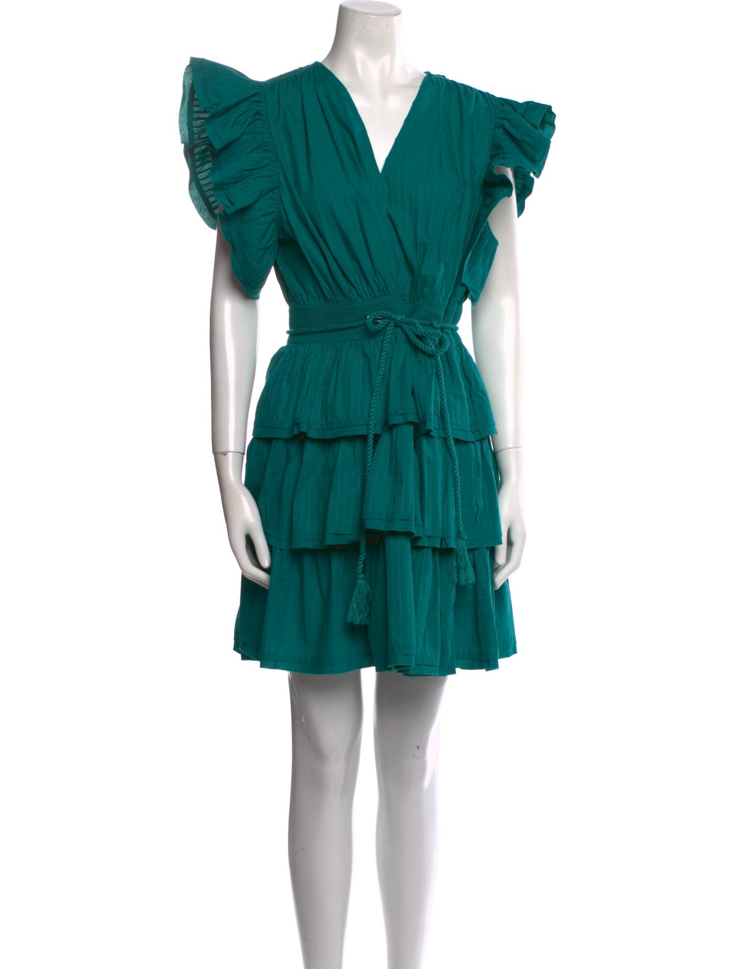 Ulla Johnson V-Neck Mini Dress