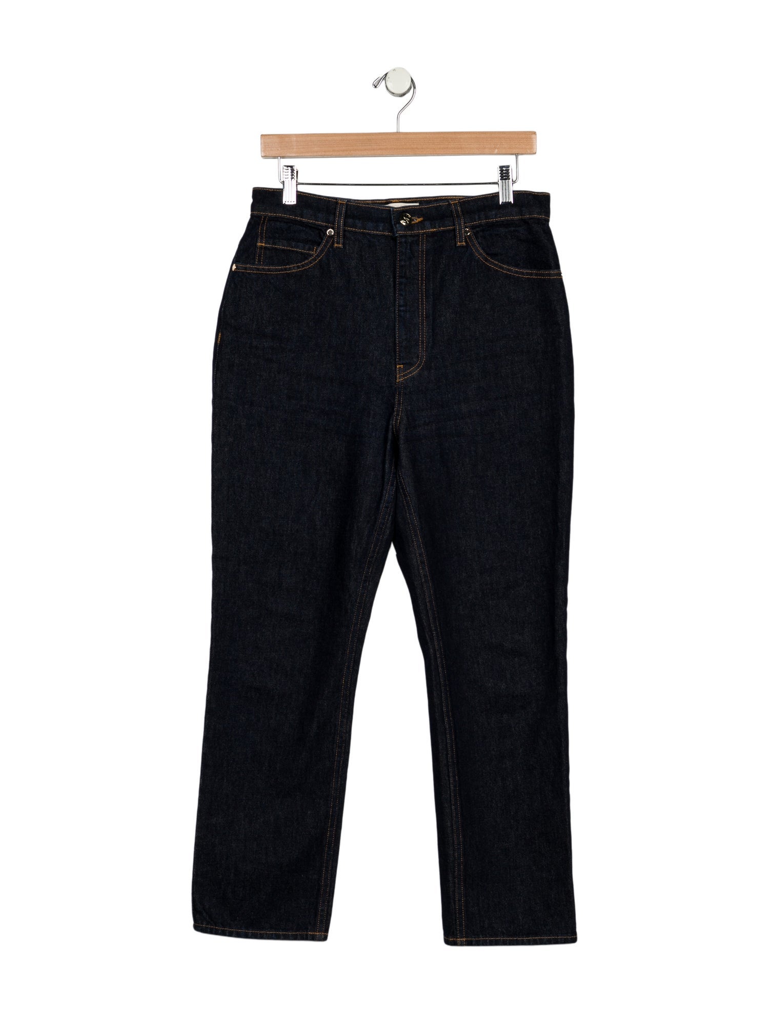 Ulla Johnson High-Rise Straight Leg Jeans