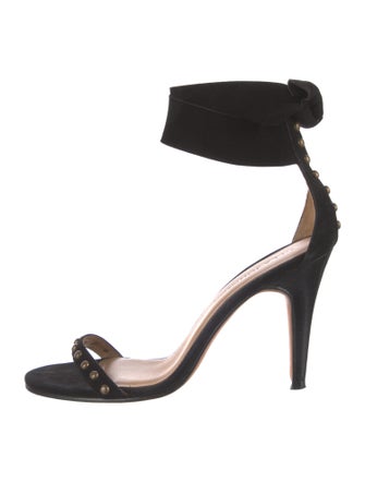 Ulla Johnson Suede Studded Accents Sandals