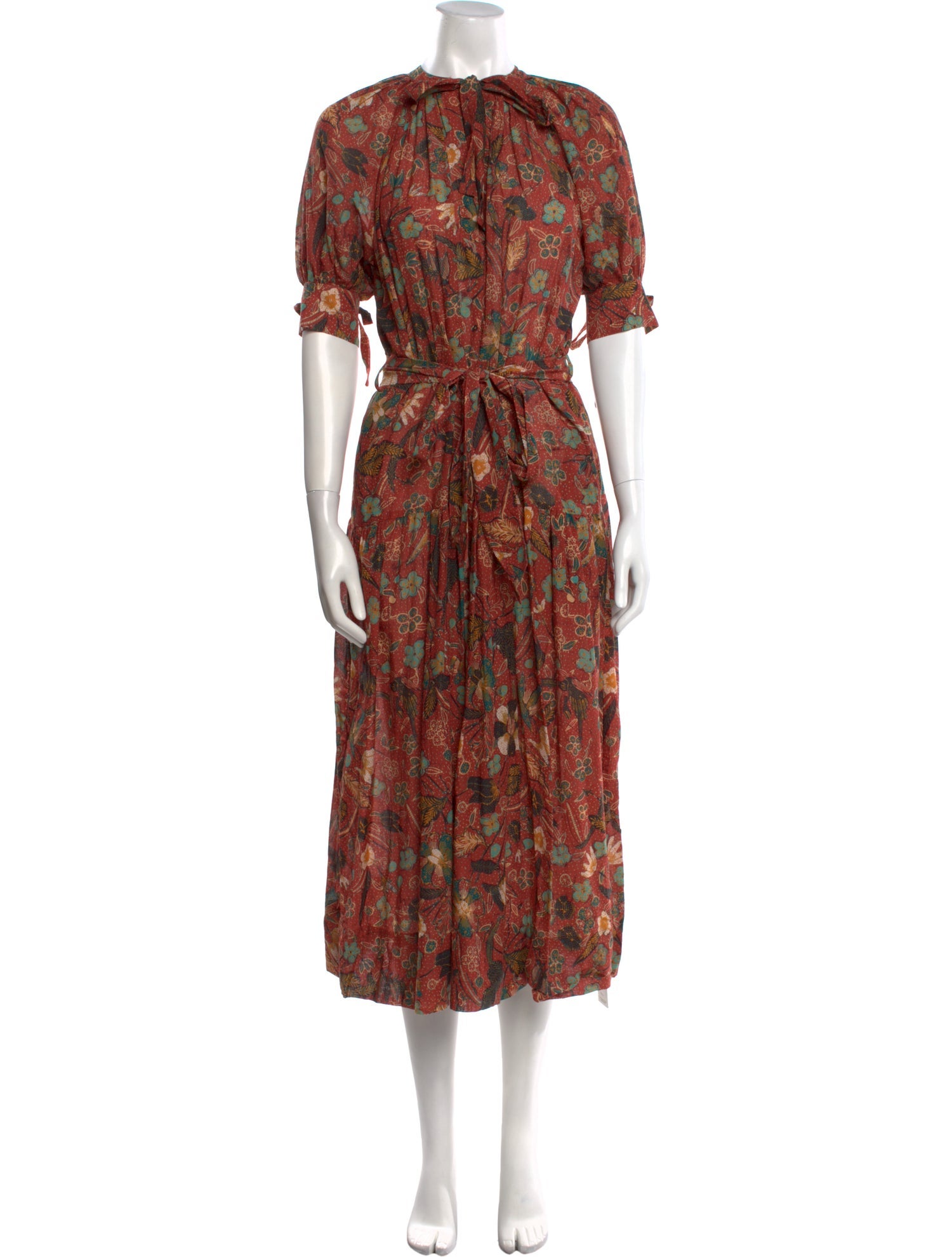Ulla Johnson Floral Print Long Dress