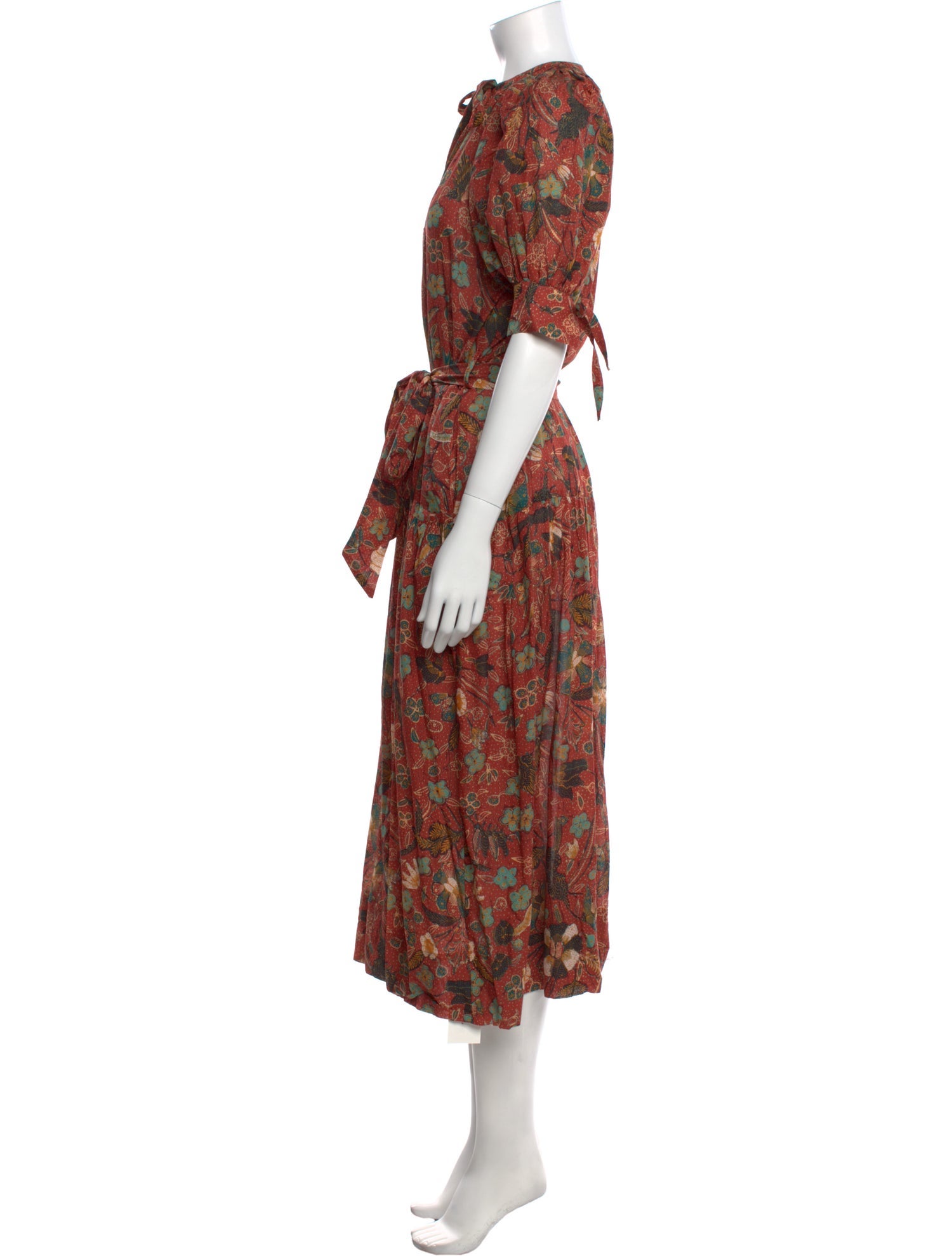 Ulla Johnson Floral Print Long Dress
