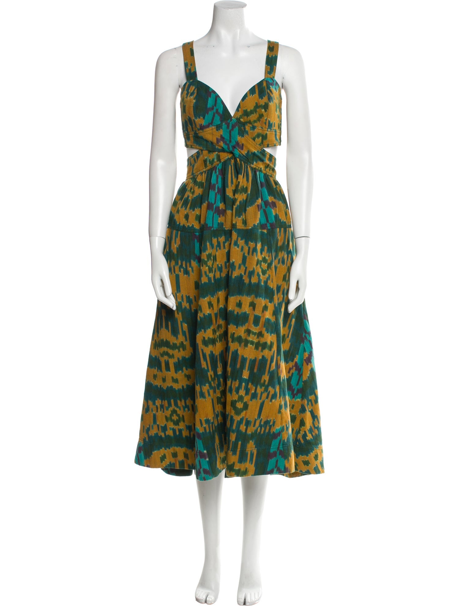 Ulla Johnson Printed Long Dress w/ Tags