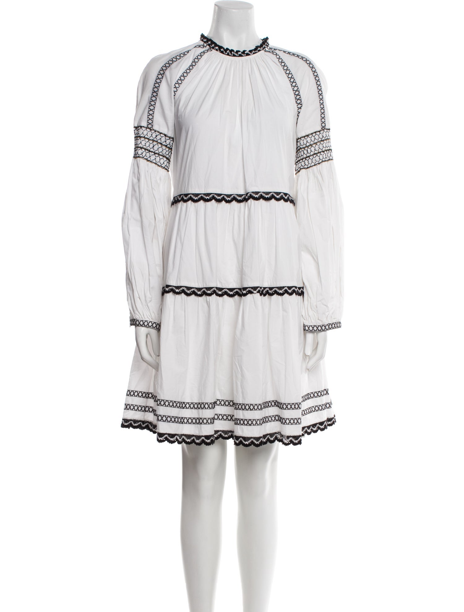 Ulla Johnson Striped Mini Dress