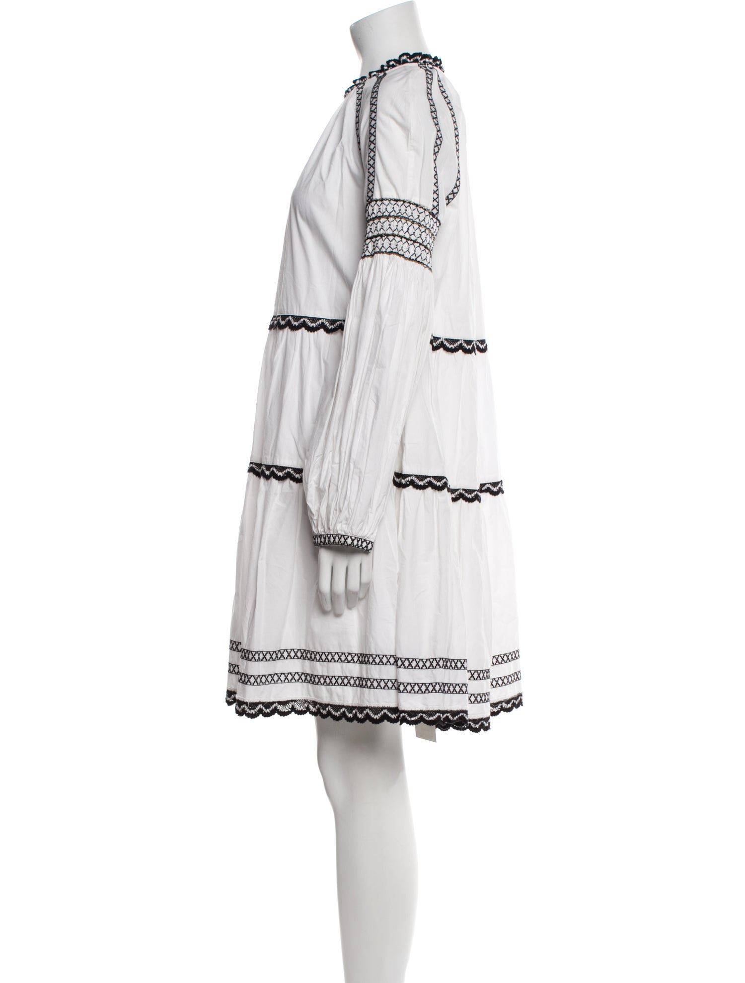 Ulla Johnson Striped Mini Dress