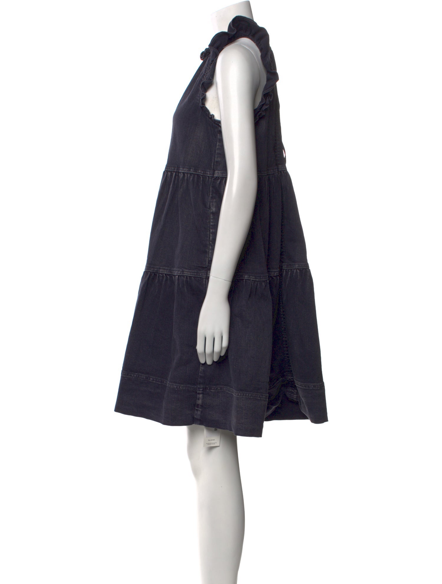 Ulla Johnson Mock Neck Knee-Length Dress