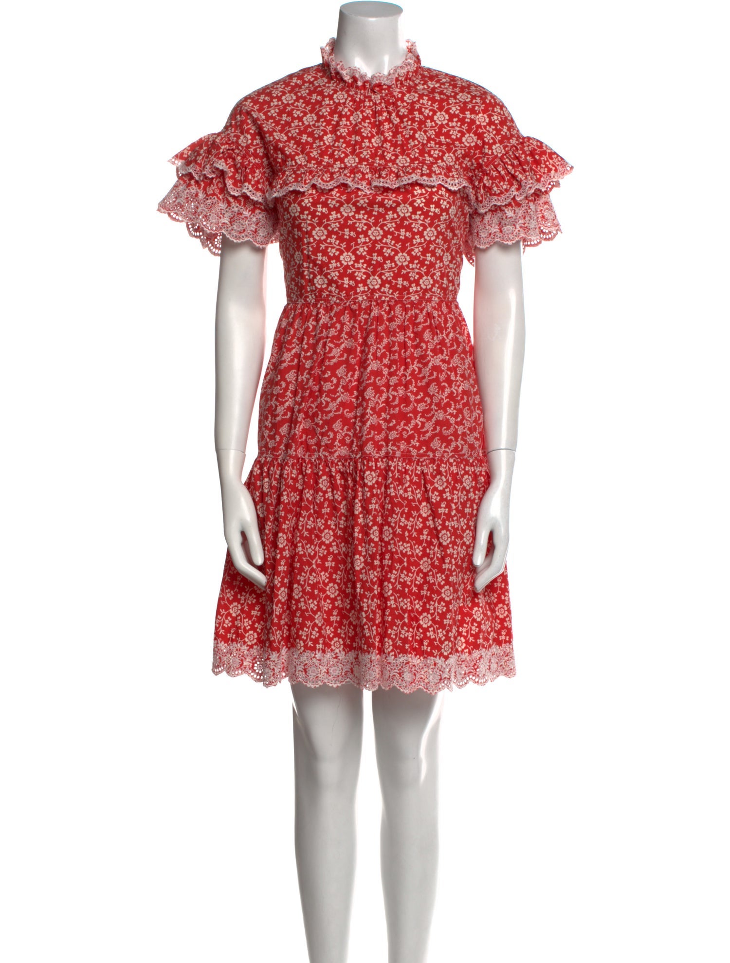 Ulla Johnson Floral Print Knee-Length Dress