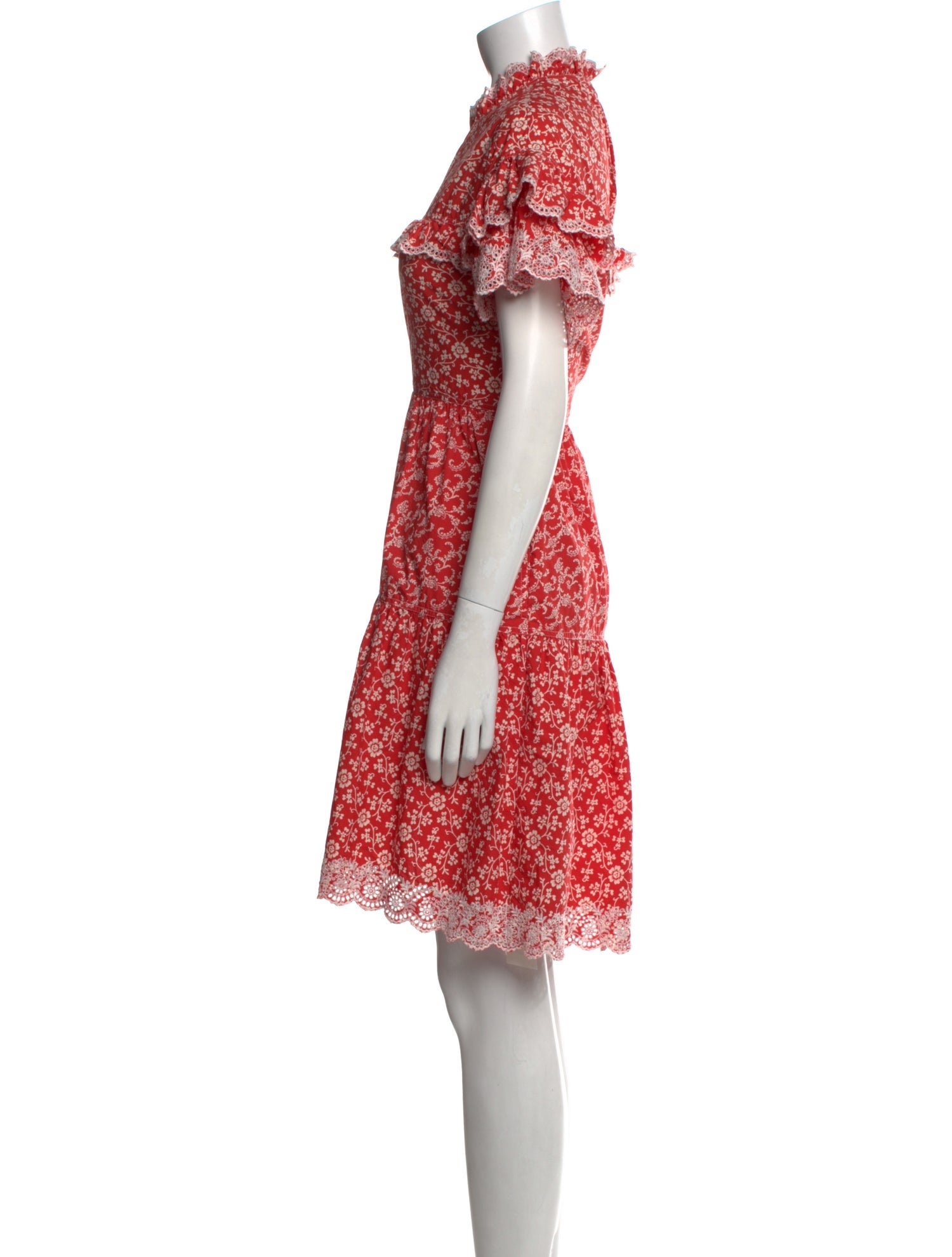 Ulla Johnson Floral Print Knee-Length Dress