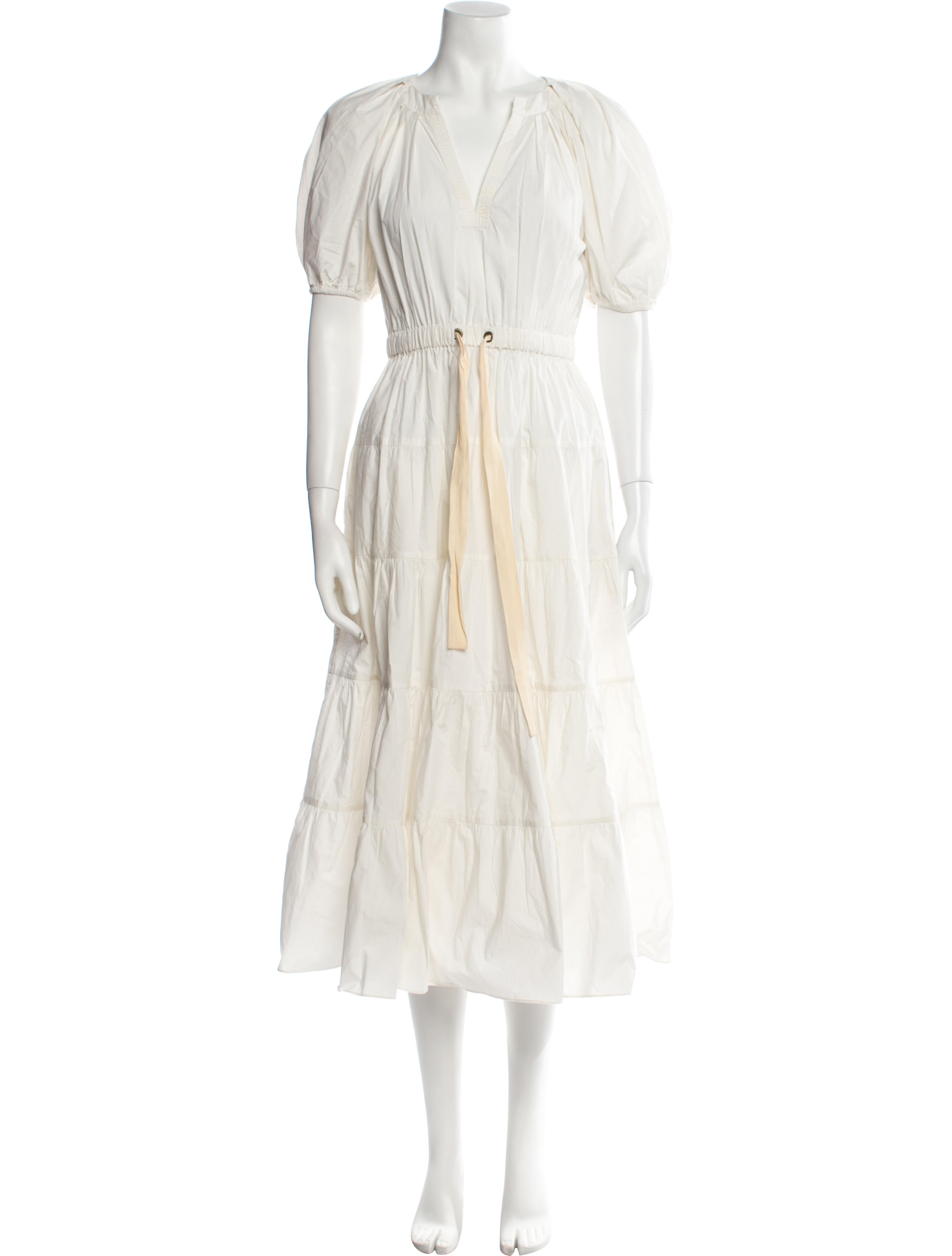 Ulla Johnson V-Neck Long Dress