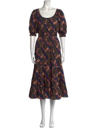 Ulla Johnson Floral Print Long Dress