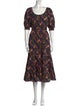Ulla Johnson Floral Print Long Dress