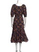 Ulla Johnson Floral Print Long Dress