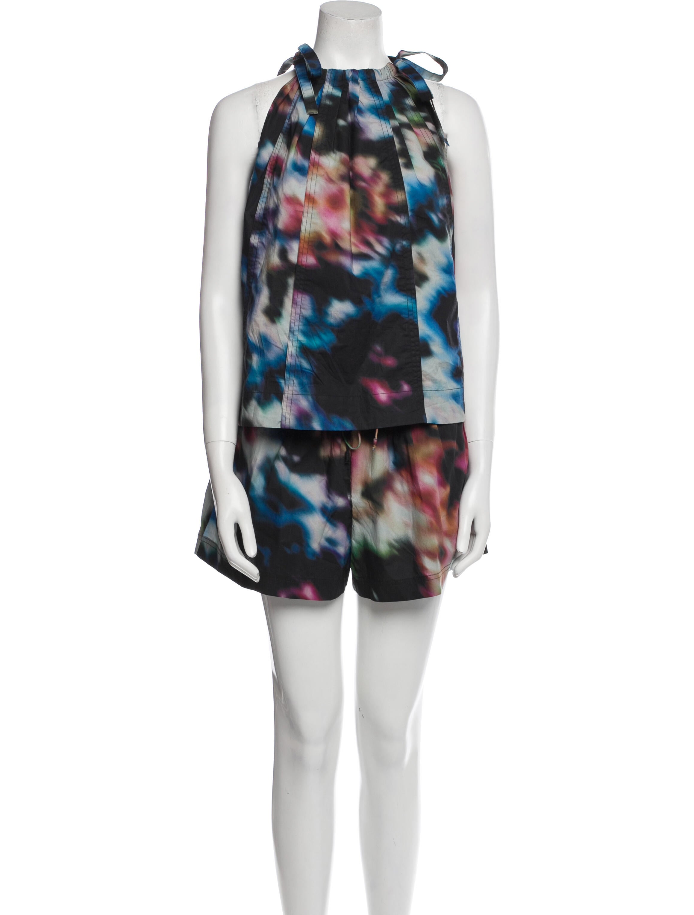Ulla Johnson Tie-Dye Print Short Set