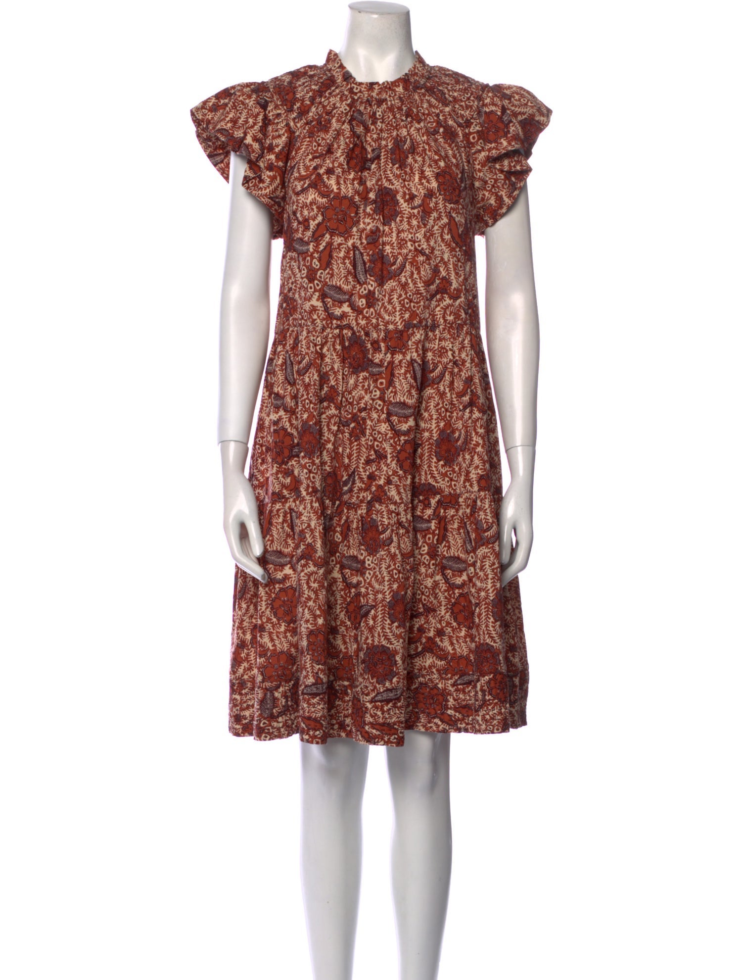 Ulla Johnson Printed Knee-Length Dress