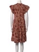 Ulla Johnson Printed Knee-Length Dress