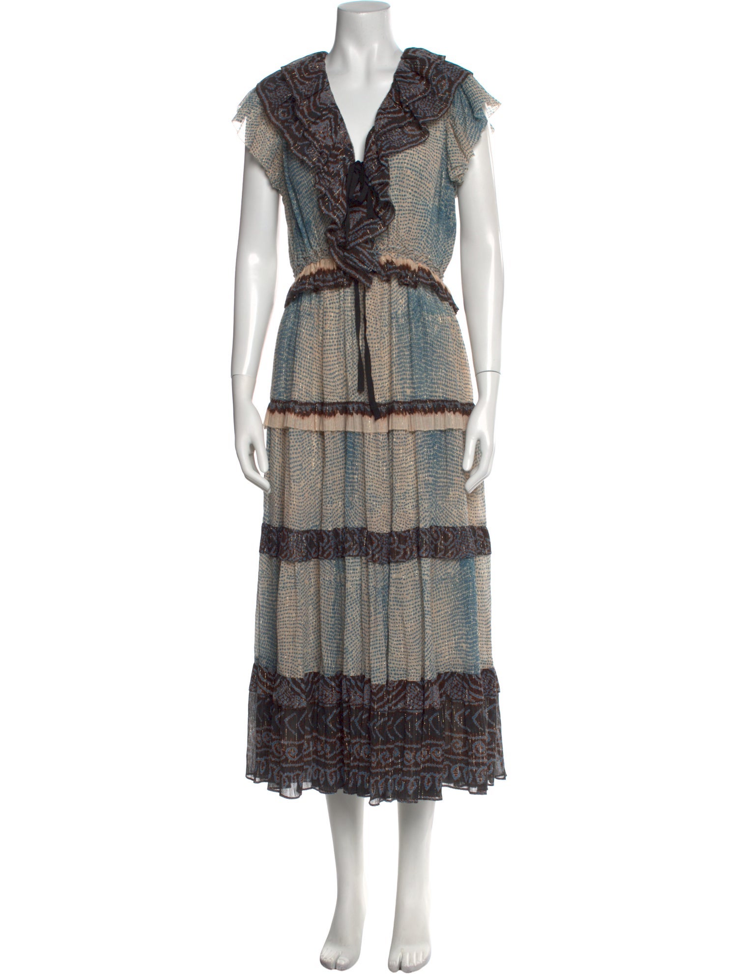 Ulla Johnson Printed Long Dress