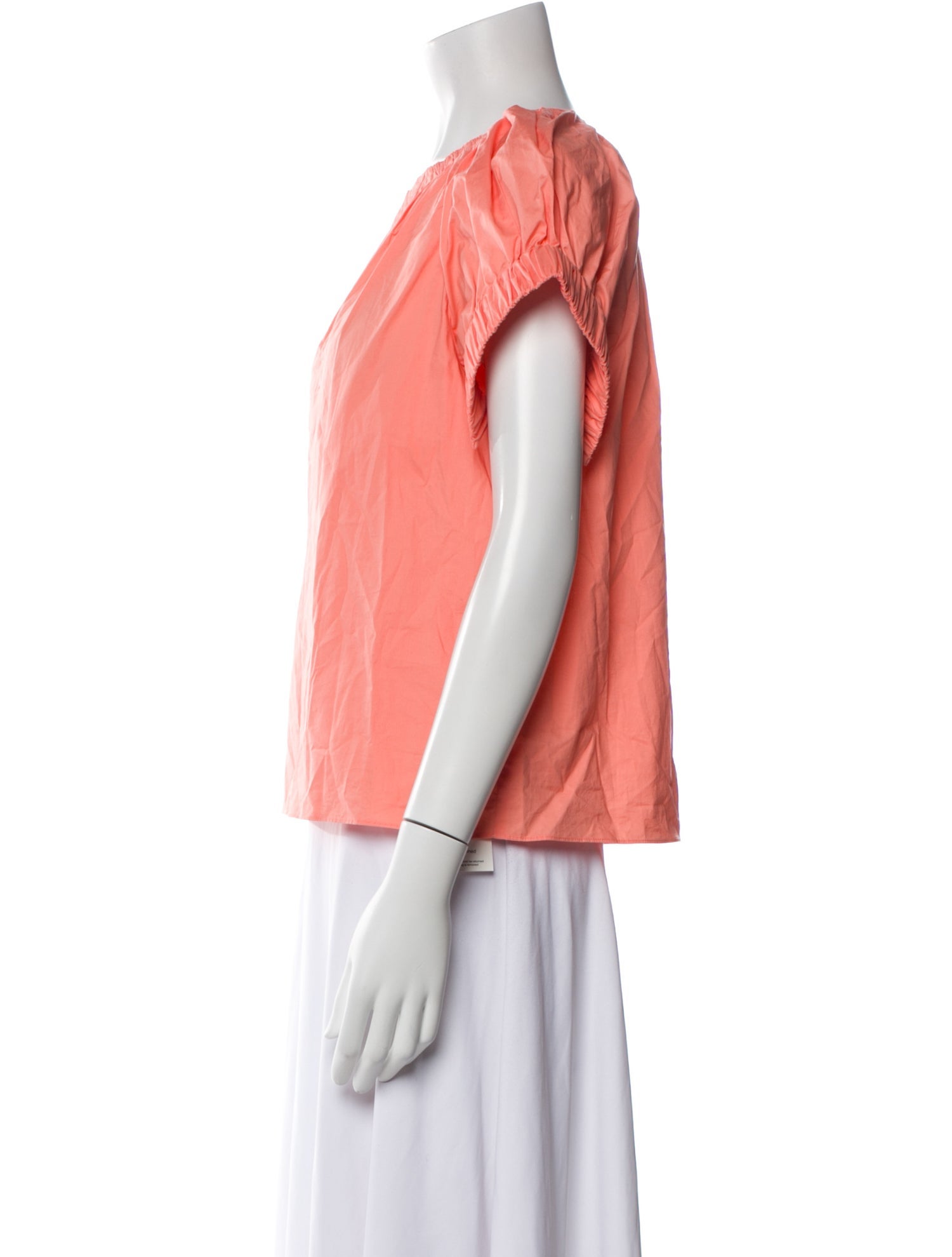 Ulla Johnson V-Neck Short Sleeve Blouse