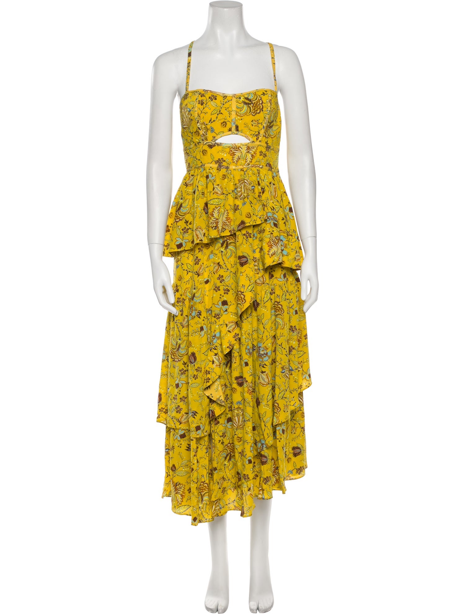 Ulla Johnson Silk Midi Length Dress