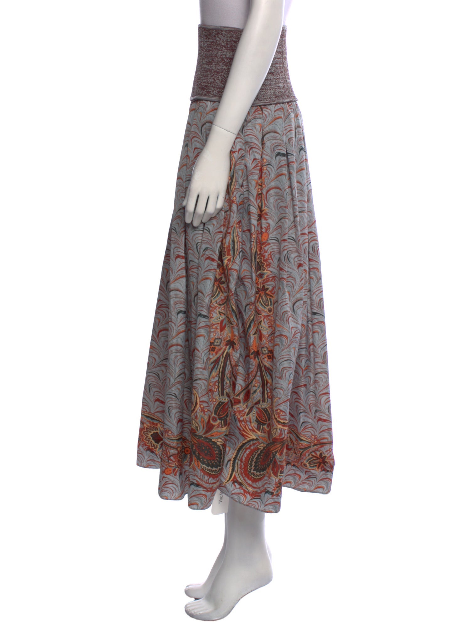 Ulla Johnson Printed Midi Length Skirt