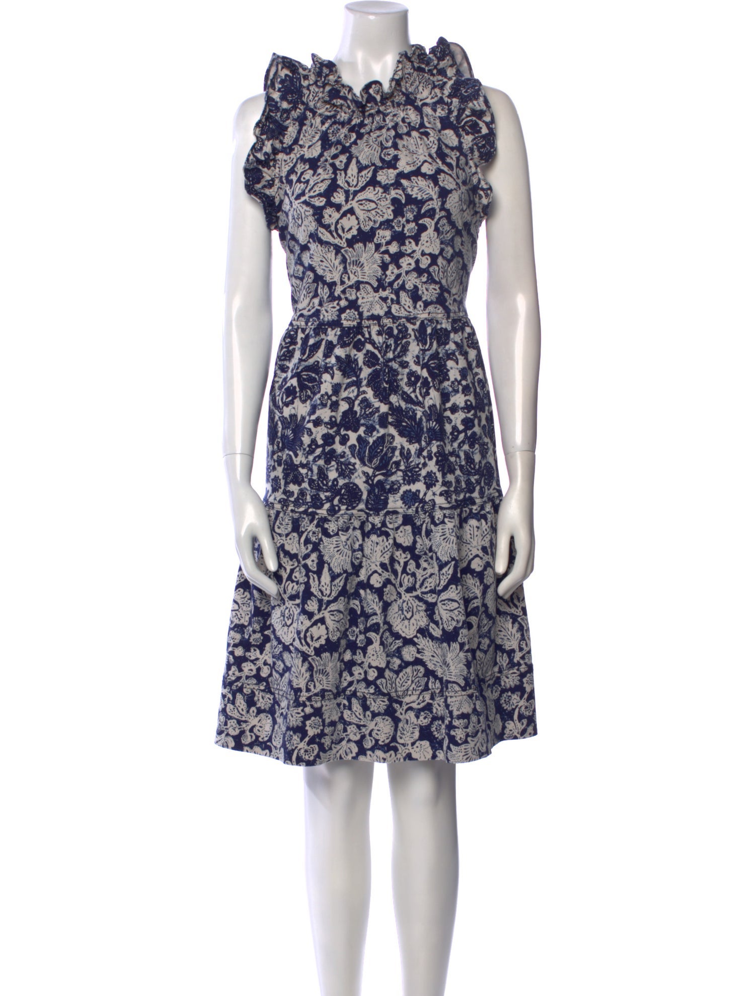 Ulla Johnson Floral Print Knee-Length Dress