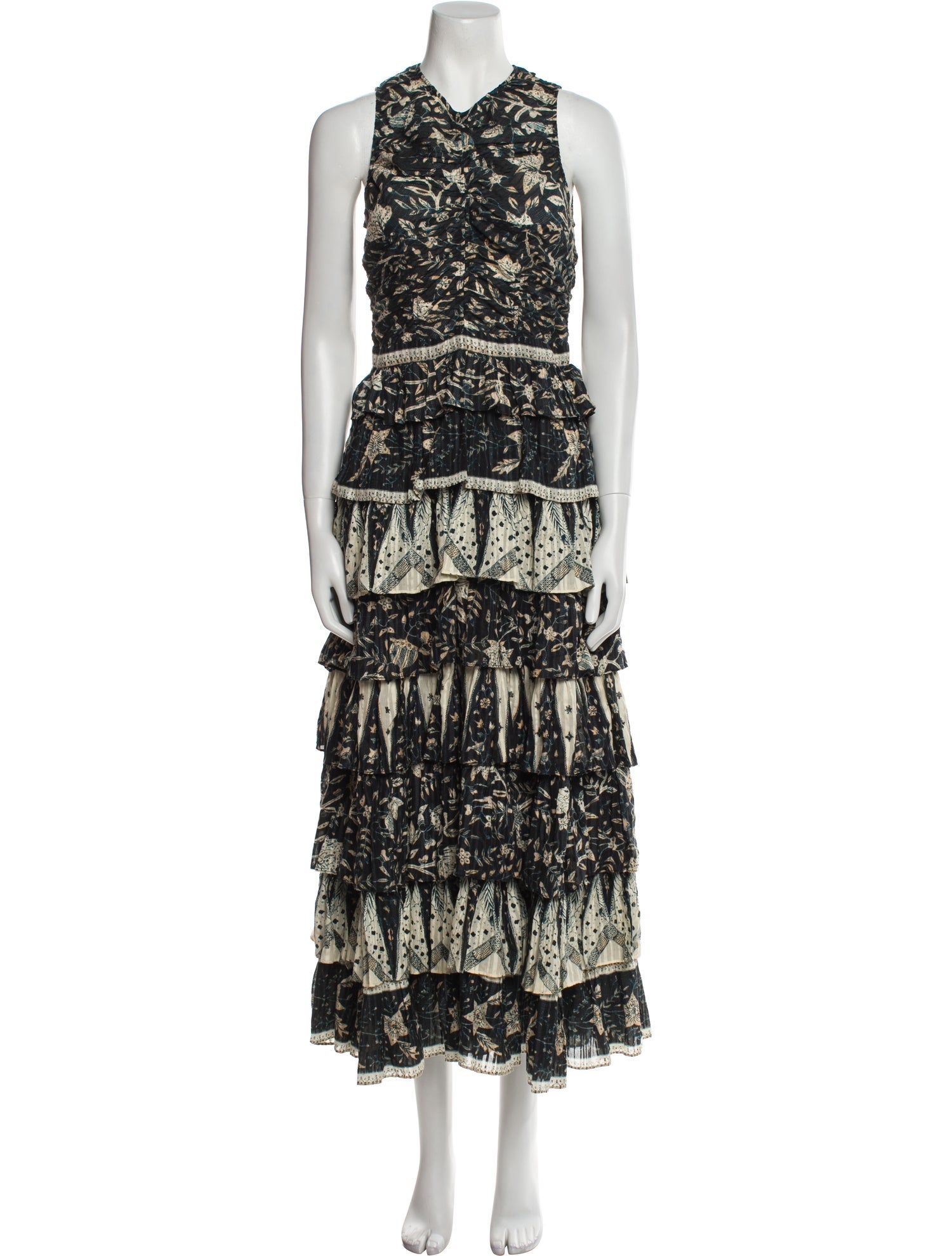 Ulla Johnson Printed Midi Length Dress