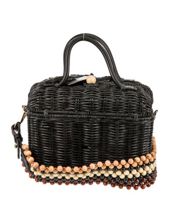 Ulla Johnson Wicker Top Handle Bag
