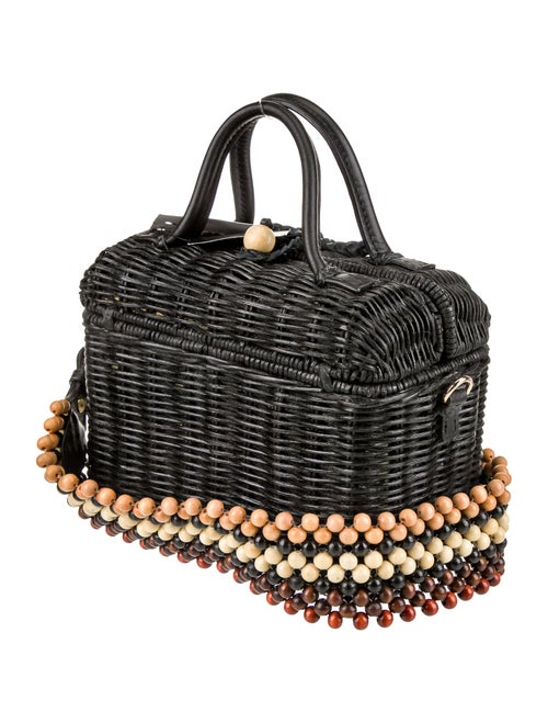 Ulla Johnson Wicker Top Handle Bag