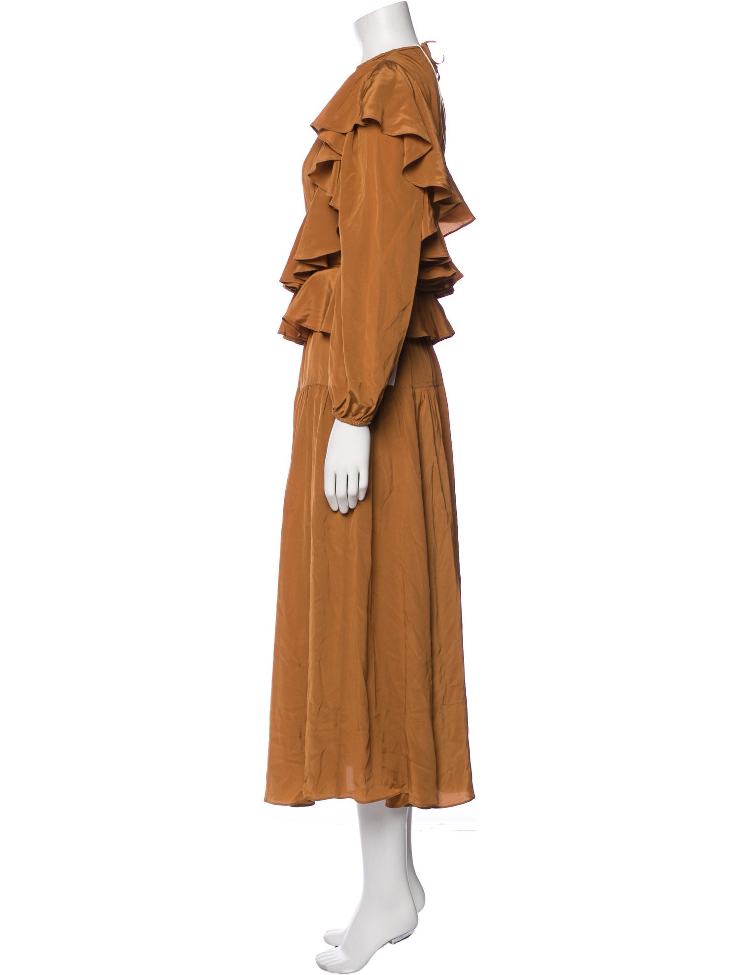 Ulla Johnson Silk Ruffle Embellishment Skirt Set w/ Tags