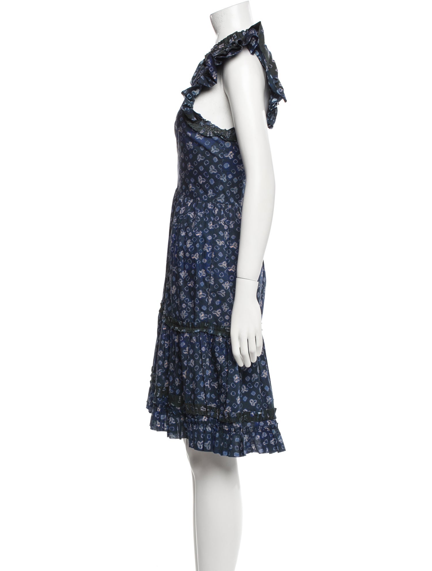 Ulla Johnson Floral Print Knee-Length Dress