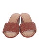 Ulla Johnson Leather Studded Accents Slides