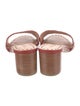 Ulla Johnson Leather Studded Accents Slides