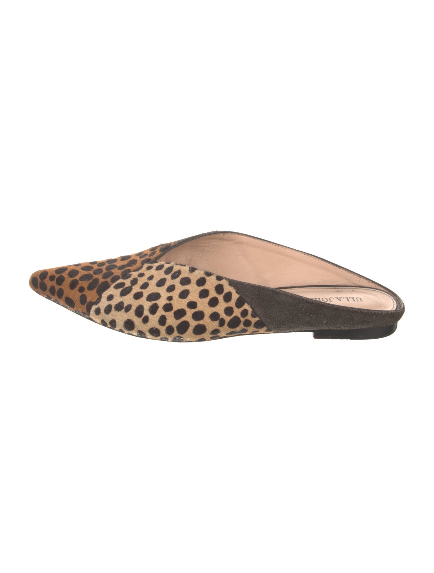 Ulla Johnson Ponyhair Animal Print Mules